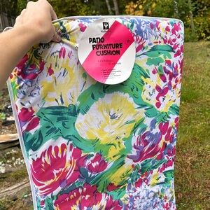 Vintage Wellington Floral Patio Furniture Cushion